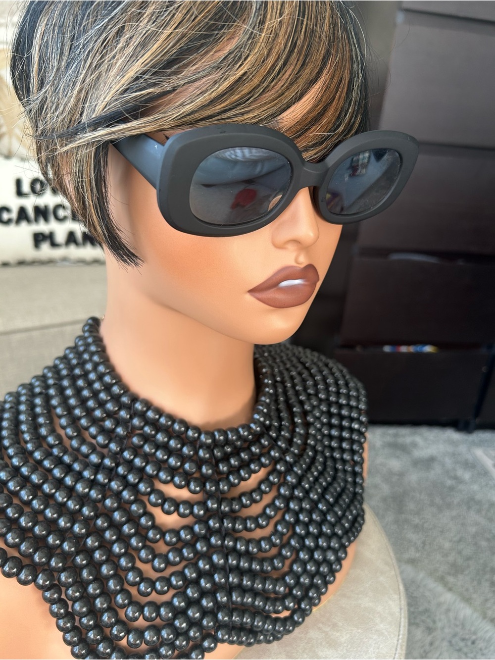 ✨ NEW Matte Black Oversized Square Sunglasses - Unbranded